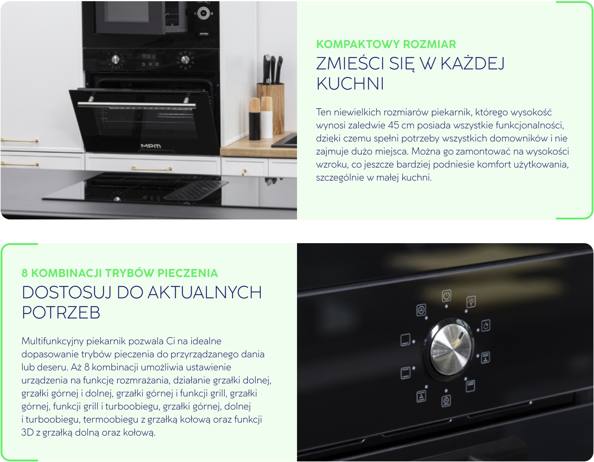 Piekarnik kompaktowy do zabudowy MPM MPM-63-BOK-24 MPM-63-BOK-24-2