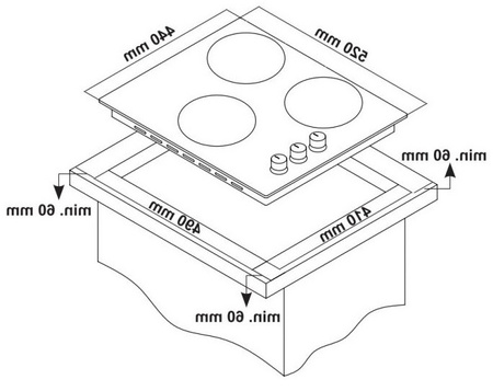 Zestaw 45cm. Kernau: płyta gazowa KGH4346B + piekarnik elektryczny KBO0946PTB