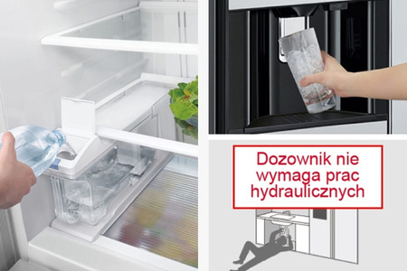 Lodówka Side by Side Hitachi R-M700VAGRU9X-2 (MIR) + pakowarka próżniowa