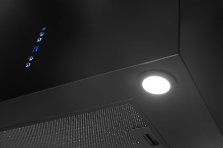 Okap kominowy / przyścienny Toflesz Sandy Maxi czarny mat 850m3/h