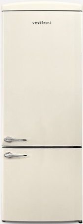 Lodówka wolnostojąca retro Vestfrost VR-FB482-2ERBG NoFrost Multi + odkurzacz VF-VM4001WB AQUA