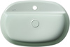 Umywalka ceramiczna nablatowa Isvea Italy Infinity 10NF65060-2T miętowy