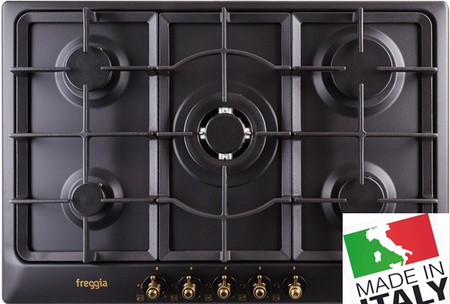 Płyta gazowa do zabudowy retro 75cm. Freggia HR750VGTAN antracyt