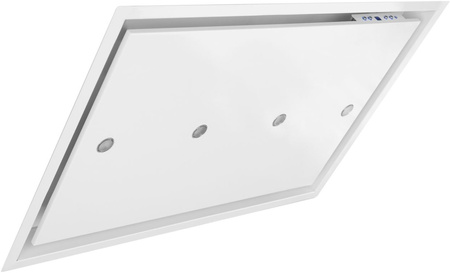 Okap sufitowy Toflesz Empire 90 biały mat 900m3/h turbina wewnętrzna