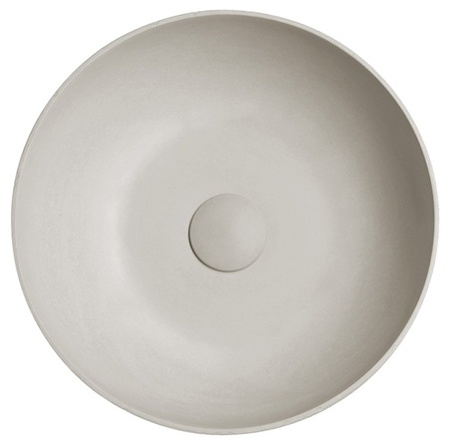 Umywalka betonowa, nablatowa Sapho Formigo FG314 piaskowy mat