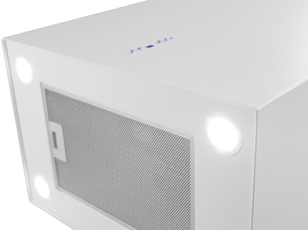 Okap kominowy / przyścienny Toflesz Sandy Maxi biały mat 850m3/h