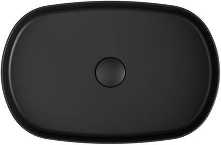 Umywalka ceramiczna nablatowa Isvea Italy Infinity 10NF65055-2N czarny mat