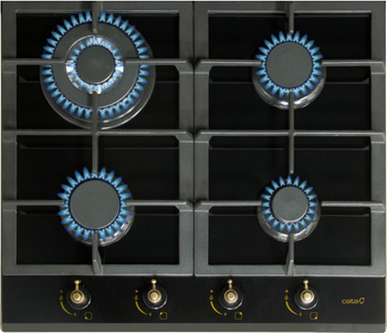 Płyta gazowa do zabudowy retro Cata RCI631 Czarny