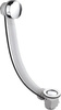 Zestaw odpływowy z korkiem aut. Aqualine TY1002, korek 72mm, chrom