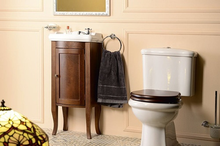 Szafka umywalkowa Sapho Retro 1640 36,5x85x29cm, bukowa