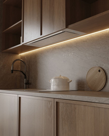 Okap podszafkowy / do zabudowy Nortberg Micra Space 90 White Matt