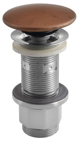 Korek umywalkowy Sapho FG920 5/4'', klik-klak, miedziany mat