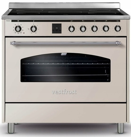 Zestaw Vestfrost: okap przyścienny VE-90RSABG + kuchnia gazowo-elektryczna VC-993WNPIBG