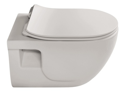 Miska wisząca WC Sapho Brilla 100614-114 rimless, 36,5x53cm, latte mat