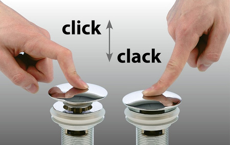 Korek umywalkowy Sapho FG920 5/4'', klik-klak, miedziany mat