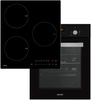 Zestaw 45cm MPM: płyta indukcyjna MPM-45-IM-07 + piekarnik elektryczny MPM-45-BO-20