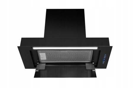 Okap podszafkowy / do zabudowy Toflesz Lumino 60 czarny mat/czarny 850m3/h