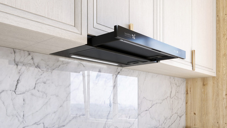 Okap teleskopowy Seenergy Telescopica LED60BL Czarny