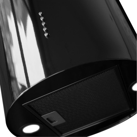 Okap wyspowy Toflesz Baltic Plus Isla 40 czarny połysk 500m3/h