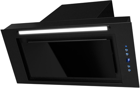 Okap podszafkowy / do zabudowy Toflesz Lumino 60 czarny mat/czarny 850m3/h