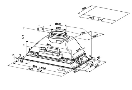 Okap podszafkowy Faber Inka Smart HC X52 305.0599.307