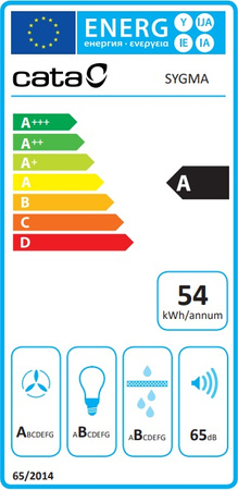 Okap kominowy / przyścienny Cata Sygma 9010 X Srebrny