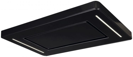 Okap sufitowy Toflesz Magnum 90 czarny 850m3/h turbina zewnętrzna