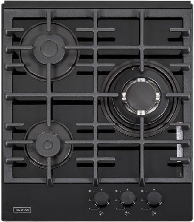 Zestaw 45cm. Kernau: płyta gazowa KGH4346.1TCIB + piekarnik elektryczny KBO0946PTB