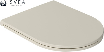 Deska WC Isvea Italy Infinity 40KF0532I-S Soft Close, duroplast, beżowy