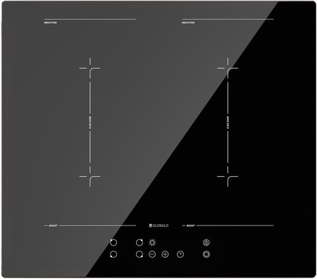 Płyta indukcyjna ze sterowaniem do okapu Fiali 60.1 H2H Black