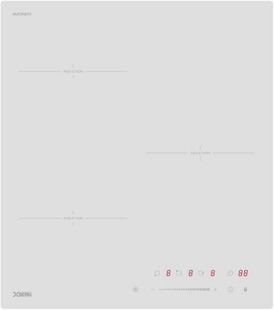 Zestaw 45cm. Berg: płyta indukcyjna BRGI455W + piekarnik elektryczny BGOV45W
