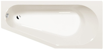 Wanna asymetryczna Polysan Tigra R 90611.40, 170x80x46cm, prawa, beżowy