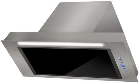 Okap podszafkowy / do zabudowy Toflesz Lumino 90 inox/czarny 850m3/h