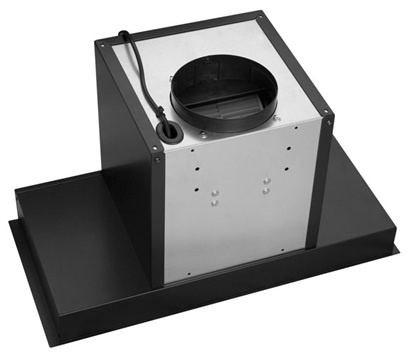 Okap podszafkowy / do zabudowy Toflesz Lumino Gest 90 czarny mat/czarny 850m3/h