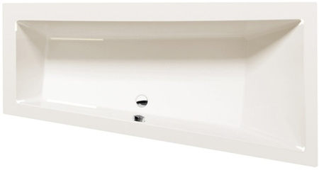 Wanna asymetryczna Polysan Andra R 81541.40, 160x90x45cm, prawa, beżowy