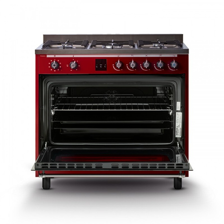 Kuchnia gazowo-elektryczna Vestfrost VC-993wnPBR czerwony