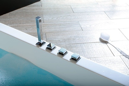 Wanna asymetryczna Polysan Andra R 81511.40, 170x90x45cm, prawa, beżowy