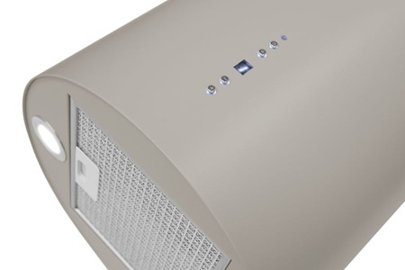 Okap kominowy / przyścienny Nortberg Cylindro OR 40 taupe 850m3/h