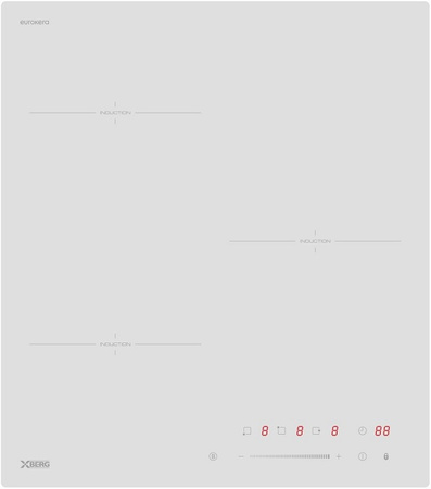 Płyta indukcyjna do zabudowy 45cm. Berg BRGI455W