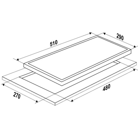 Płyta indukcyjna do zabudowy 30cm. MPM MPM-30-IM-09