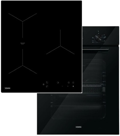 Zestaw Berg 45cm: płyta indukcyjna BRGI405N + piekarnik elektryczny BGOV45