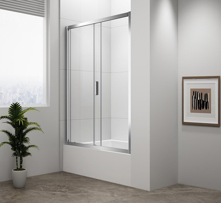 Drzwi prysznicowe Polysan Deep MD1216 120x165cm, szkło czyste