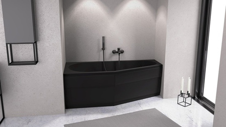 Obudowa czołowa Polysan Tigra L 170 90312.21 czarny mat