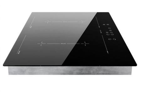 Płyta indukcyjna ze sterowaniem do okapu Fiali 60.1 H2H Black