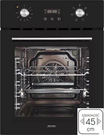 Piekarnik elektryczny do zabudowy 45cm. MPM MPM-45-BO-22
