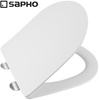 Deska WC Sapho Paco PCS1012 Soft Close, duroplast, biały