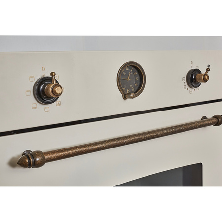 Piekarnik elektryczny do zabudowy retro Freggia OERD67CH szampański