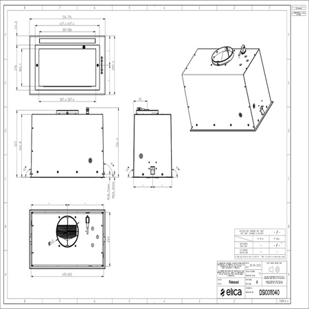 Okap podszafkowy / do zabudowy Elica Enter Advance Plus IX/A/72