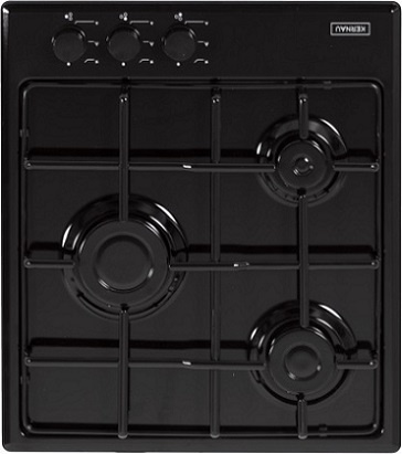 Zestaw 45cm. Kernau: płyta gazowa KGH4346B + piekarnik elektryczny KBO0946PTB