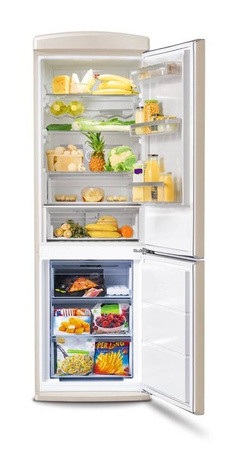 Lodówka wolnostojąca retro Vestfrost VR-FB373-2E2BG + odkurzacz VF-VM4001WB AQUA